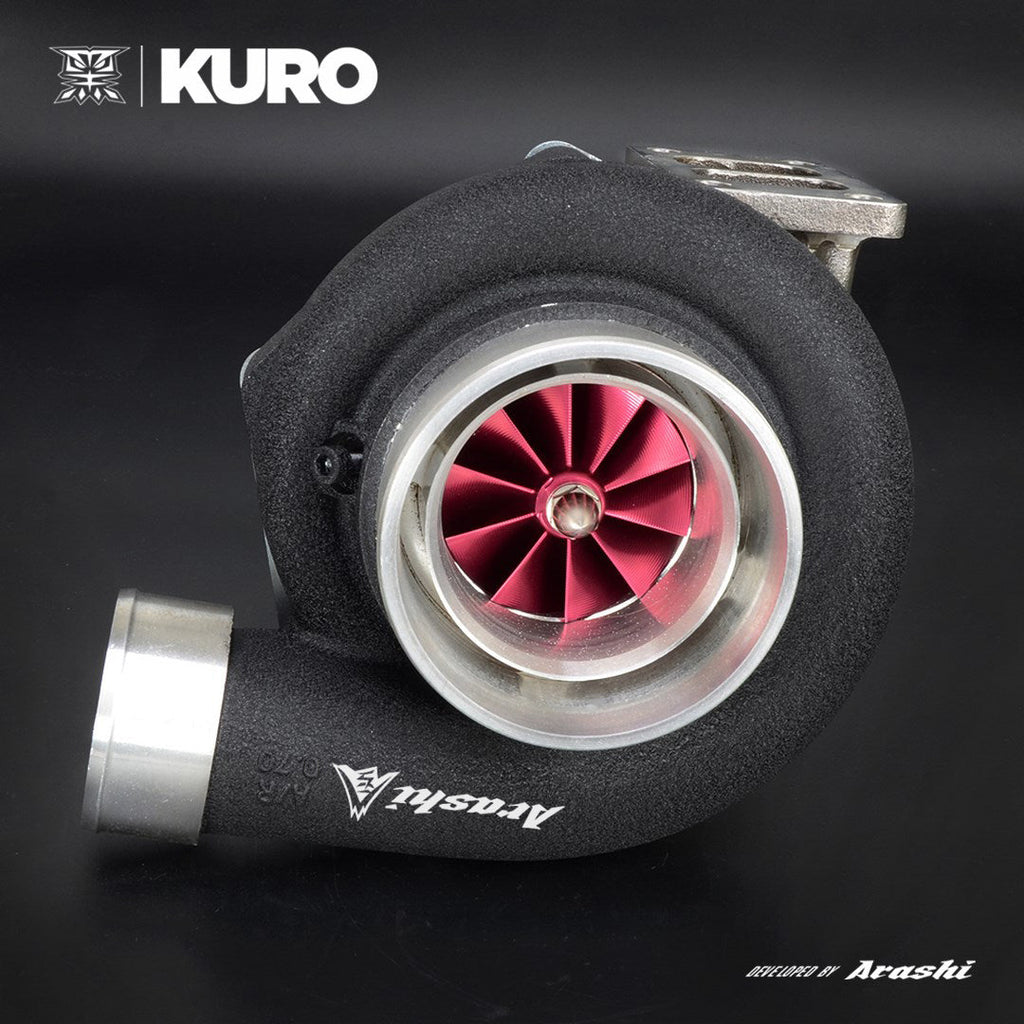 KURO GTX3584RS Gen2 Hose Type T3 0.83 A/R Twin-Scroll