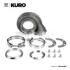 KURO GT3071R GT3076R GT30 GTX30 V-band 1.01 A/R Turbo Turbine Housing