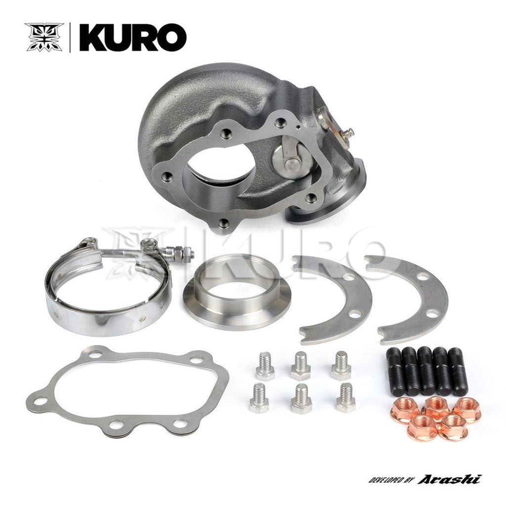 KURO GT2554R GT2560R V-band 5-bolts 0.64 A/R Turbo Turbine Housing