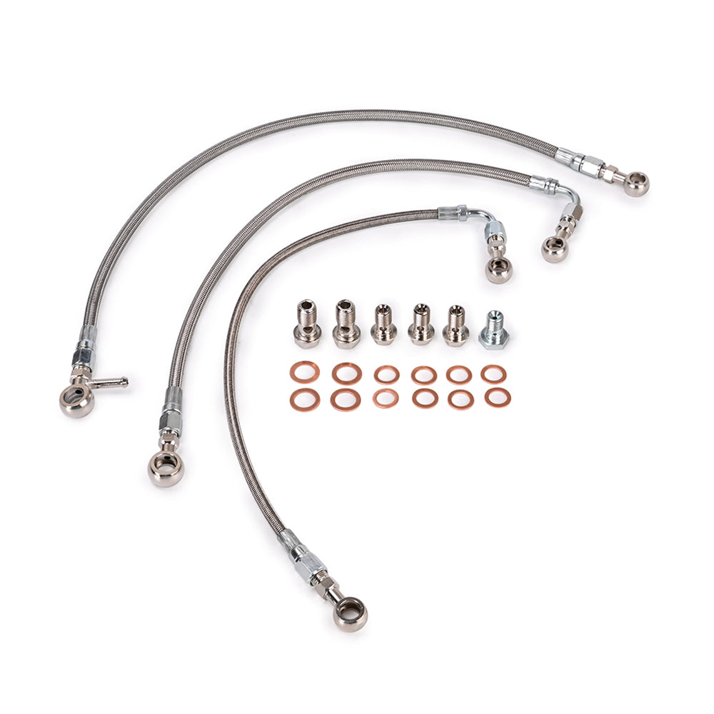 SAAB 9-3 9-5 B205 B235E 2.0LPT 2.3LPT Garrett GT1752 Turbo Oil Water Line Kit