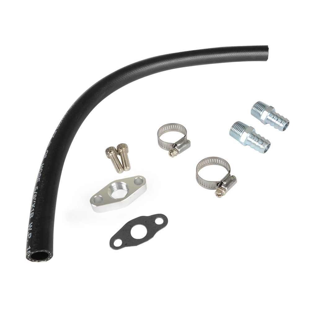 Garrett T2 T25 T28 Turbo Oil Drain Flexible Hose Kit