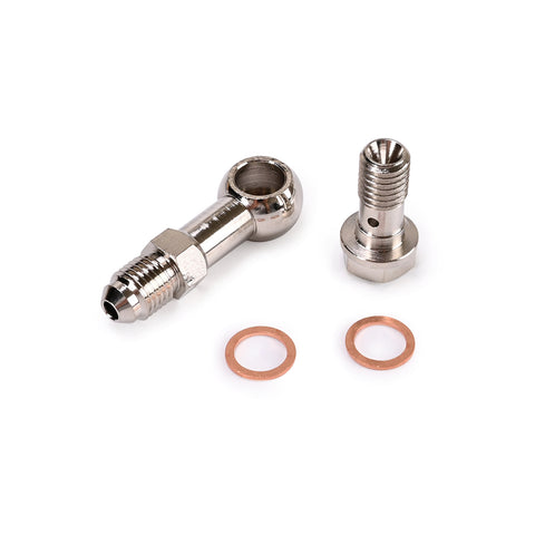 Banjo Bolt Kit 4AN to M10x1.5mm For SUBARU VF30 VF37 Turbo w/ 1.5mm Restrictor