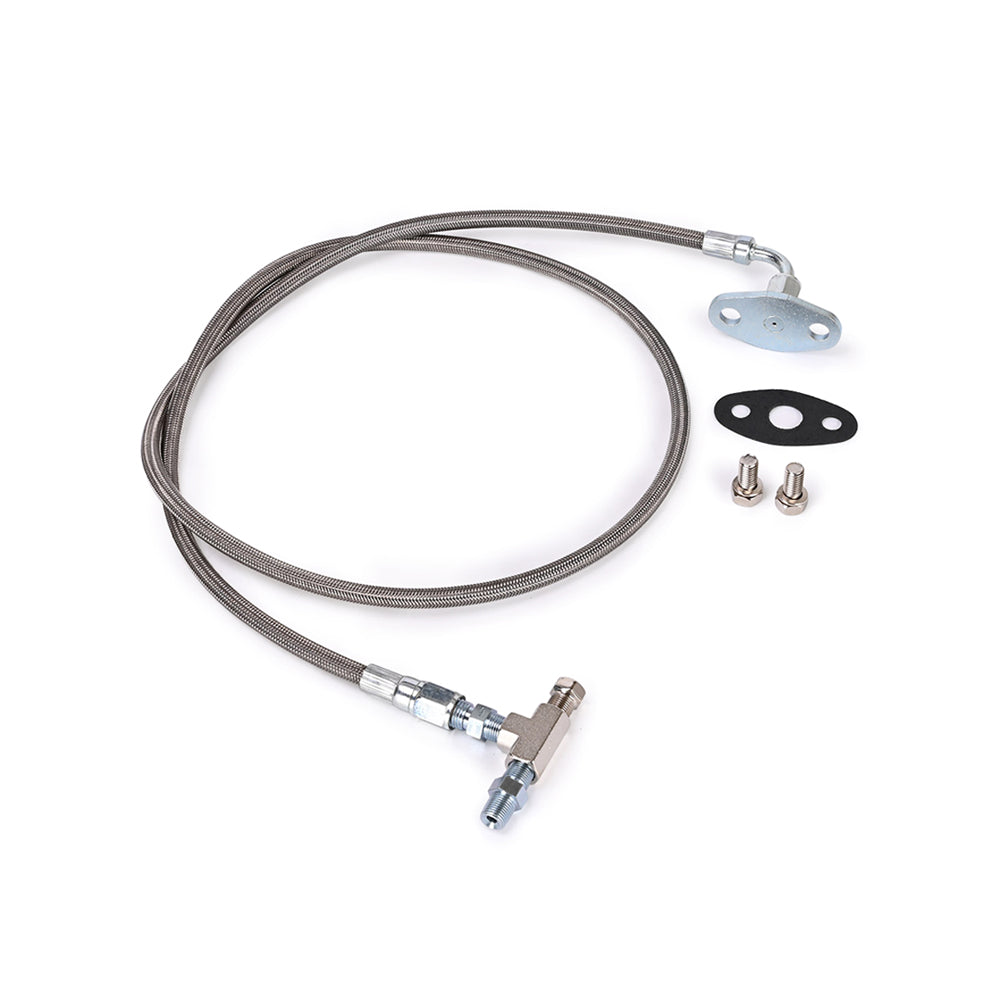 NISSAN 240SX S14 KA24DE w/ Garrett T3 T4 Turbo Oil Feed Line Kit