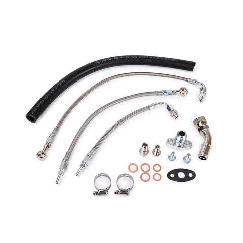 TOYOTA 1VD-FTV Land Cruiser w/ Upgrade Garrett GT28R Turbo Oil Water Line Kit