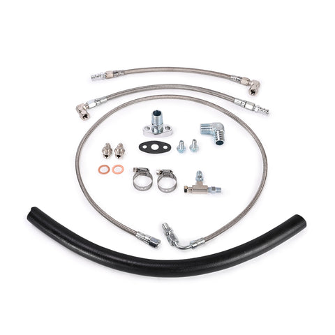 TOYOTA Land Cruiser 3L 5L 2.8L 3.0L 4.2L 1HZ Garrett GT25R G28R GT29R Ball Bearing Turbo Oil Water Line Kit