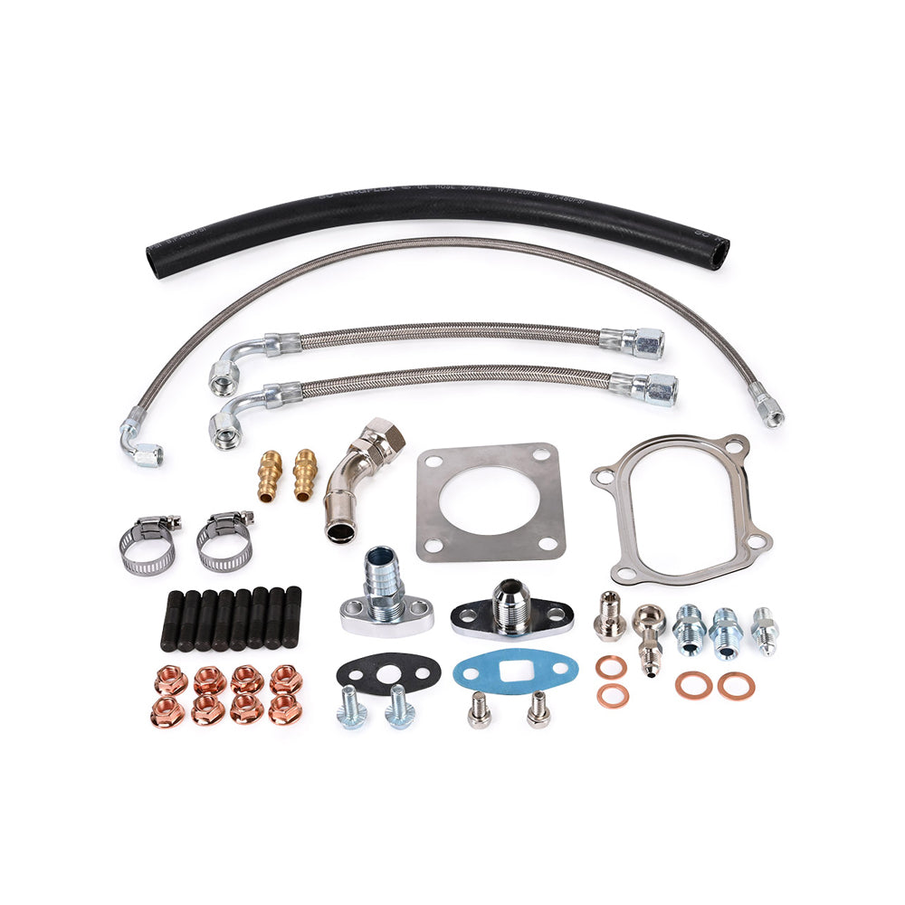 TOYOTA MA70 7M-GTE Supra Garrett GT30R GT35R Ball Bearing Turbo Install Kit