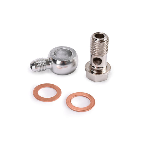 Banjo Bolt Kit 4AN to M14x1.5mm For Mitsubishi TD05 TD06 / Garrett GT25R GT30R GT35R Turbo