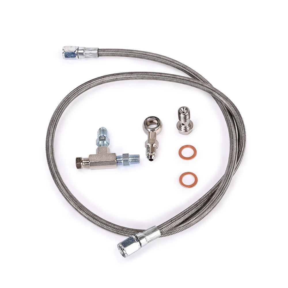 Turbo Oil Feed Line M12x1.25 EVO 19 EVO X 4G63T 4G93T 4B11T Arashi