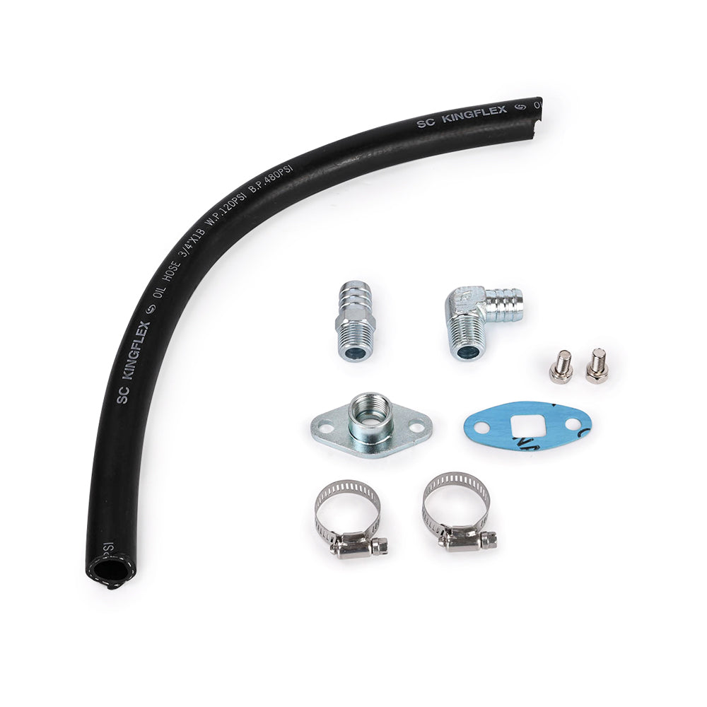 NISSAN TD42 GU GQ engine with Hitachi HT18 Turbo Oil Return Line
