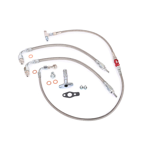 HONDA D15 D16 with SAAB Volvo TD04HL Turbo Oil Water Line Kit