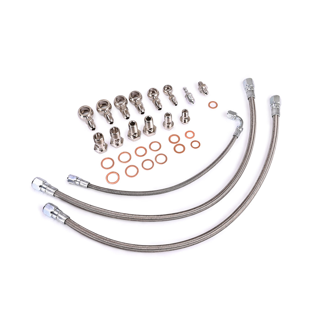 NISSAN RB20DET RB25DET RB30 Skyline GTIR with Factory T3 Turbo Oil Water Line Kit