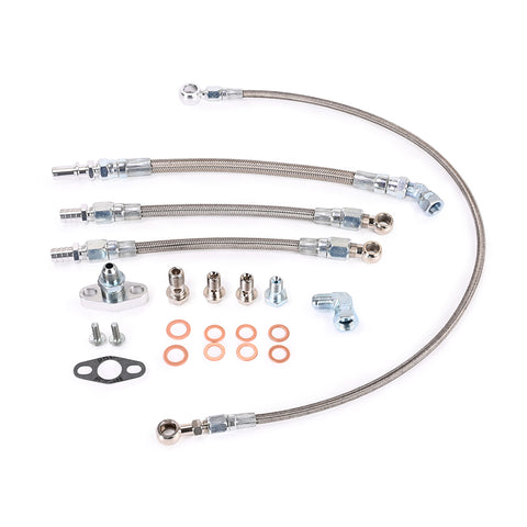 VOLVO 740 940 TD04H-13C 49189-01 Turbo Oil Feed Water Line Kit