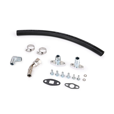 Garrett T3 T4 TB03 T04B T04E T60 T61 Turbo Oil Return Drain Hose Line Kit