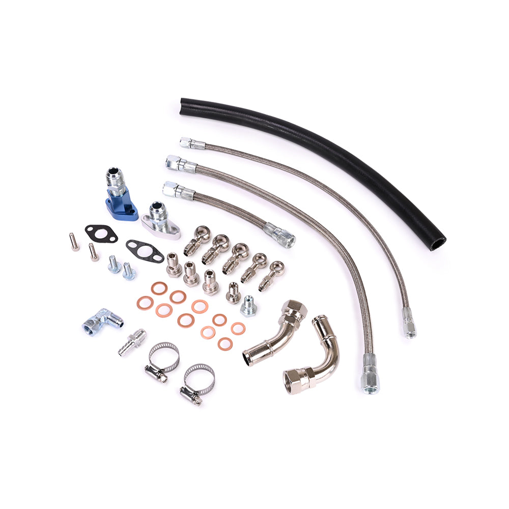 AUDI TT S3 1.8T K04-020 K04-022 K04-023 Turbo Oil Water Line Kit w/ Oil Return
